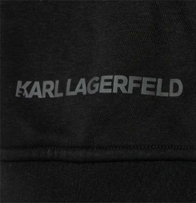 KARL LAGERFELD Sweatjacke 705081/0/521900/990 Baumwolle, Schwarz 6 KARL LAGERFELD Sweatjacke 705081/0/521900/990 Baumwolle, Schwarz – Bild 4