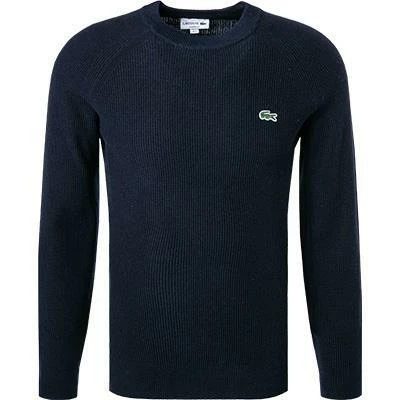 LACOSTE Pullover AH6797/HDE Classic Fit, Wolle, Marineblau, Marine 4 LACOSTE Pullover AH6797/HDE Classic Fit, Wolle, Marineblau, Marine – Bild 2