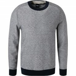 BOSS Pullover Kapull 50461102/404 Baumwolle, Dunkelblau meliert, Dunkelblau