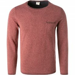 OLYMP Casual Level Five B. Fit Pullover 5356/15/32 Body Fit, Schurwolle-Leinen, Rosenholz meliert, Rosenholz