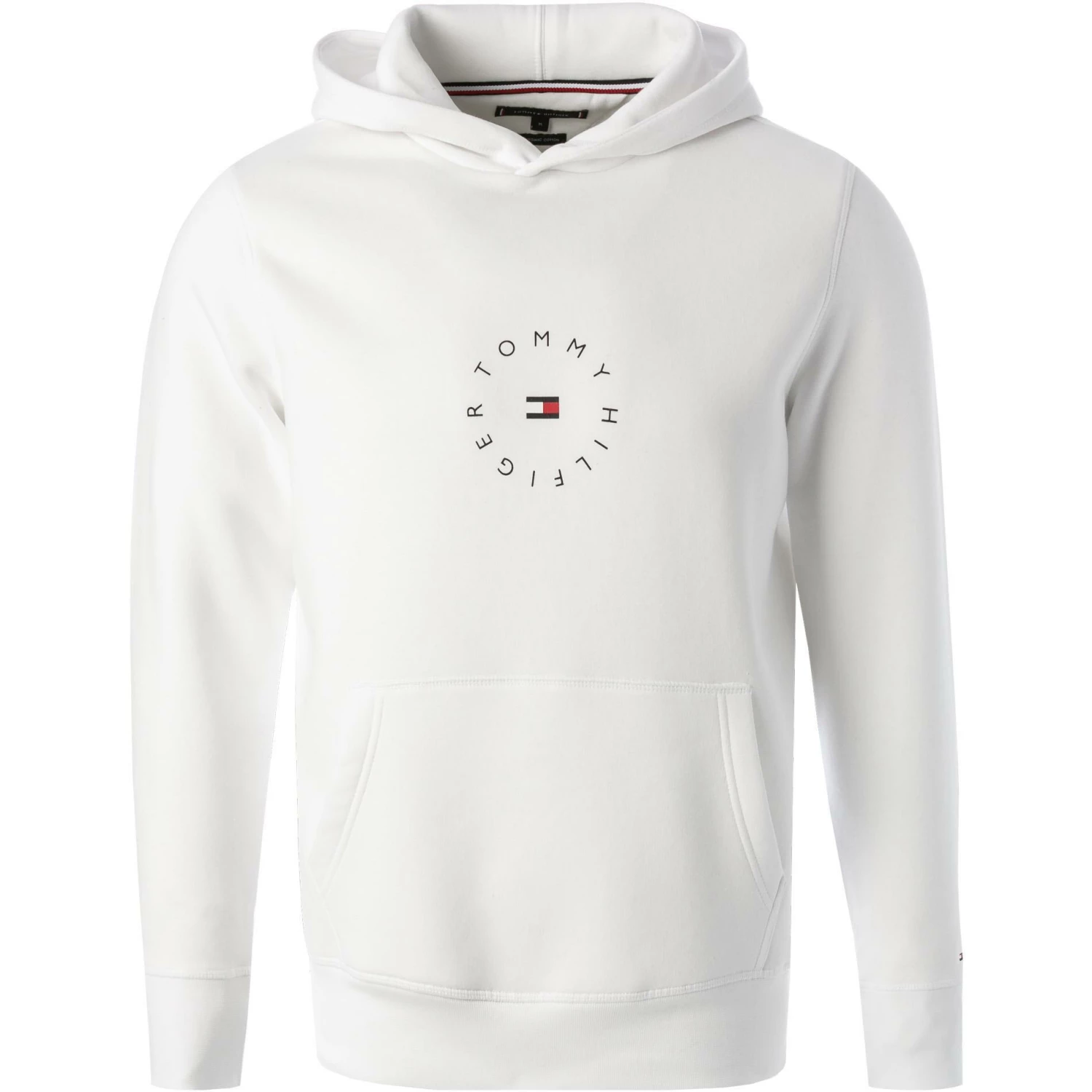 Tommy Hilfiger Hoodie MW0MW22116/YBR Bio Baumwolle, Weiß 3 Tommy Hilfiger Hoodie MW0MW22116/YBR Bio Baumwolle, Weiß