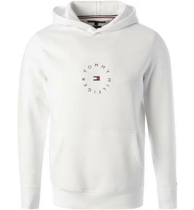 Tommy Hilfiger Hoodie MW0MW22116/YBR Bio Baumwolle, Weiß 4 Tommy Hilfiger Hoodie MW0MW22116/YBR Bio Baumwolle, Weiß – Bild 2