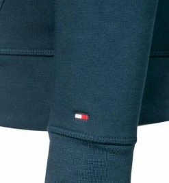 Tommy Hilfiger Hoodie MW0MW11599/DBM Bio Baumwolle, Petrol -striangebote 383935 norm2