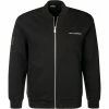 KARL LAGERFELD Sweatjacke 705412/0/521900/910 Baumwolle, Schwarz, Schwarz-silber