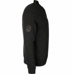 KARL LAGERFELD Sweatjacke 705412/0/521900/910 Baumwolle, Schwarz, Schwarz-silber -striangebote 383958 norm2