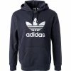 adidas ORIGINALS Trefoil Hoodie navy-white HE9497 Baumwolle -striangebote 383971 master
