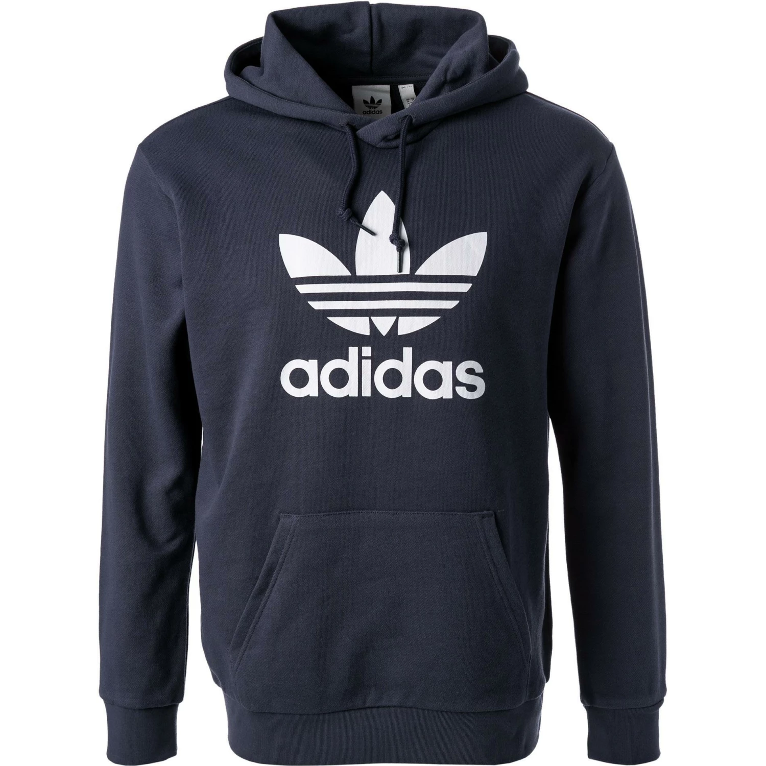 adidas ORIGINALS Trefoil Hoodie navy-white HE9497 Baumwolle 3 adidas ORIGINALS Trefoil Hoodie navy-white HE9497 Baumwolle