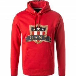 Gant Hoodie 2007027/630 Baumwolle, Rot