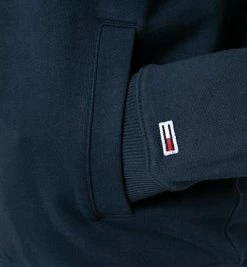 TOMMY JEANS Sweatjacke DM0DM12374/C87 Bio Baumwolle, Rücken-Print, Navy -striangebote 384140 norm3