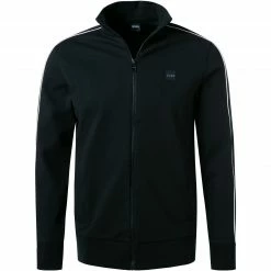 BOSS Sweatjacke Sommers 50463552/001 Baumwolle, Schwarz
