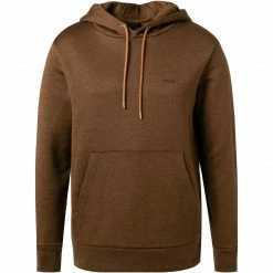 BOSS Hoodie Seeger 50462619/215 Baumwolle, Braun meliert, Braun