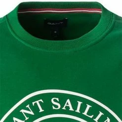 Gant Sweatshirt 2036013/316 Baumwolle, Grün -striangebote 384478 norm2