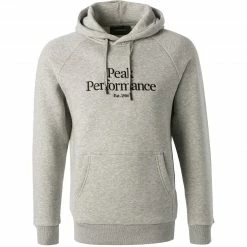 Peak Performance Hoodie G77278/090 Baumwolle, Grau, Grau meliert