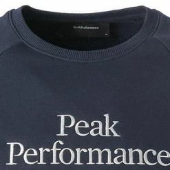 Peak Performance Sweatshirt G77281/020 Baumwolle, Dunkelblau -striangebote 384748 norm2