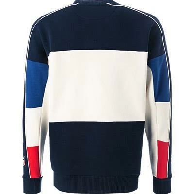 Gant Pullover 2026041/433 Relaxed Fit, Baumwolle, Blau-weiß, Nachtblau-weiß 6 Gant Pullover 2026041/433 Relaxed Fit, Baumwolle, Blau-weiß, Nachtblau-weiß – Bild 4