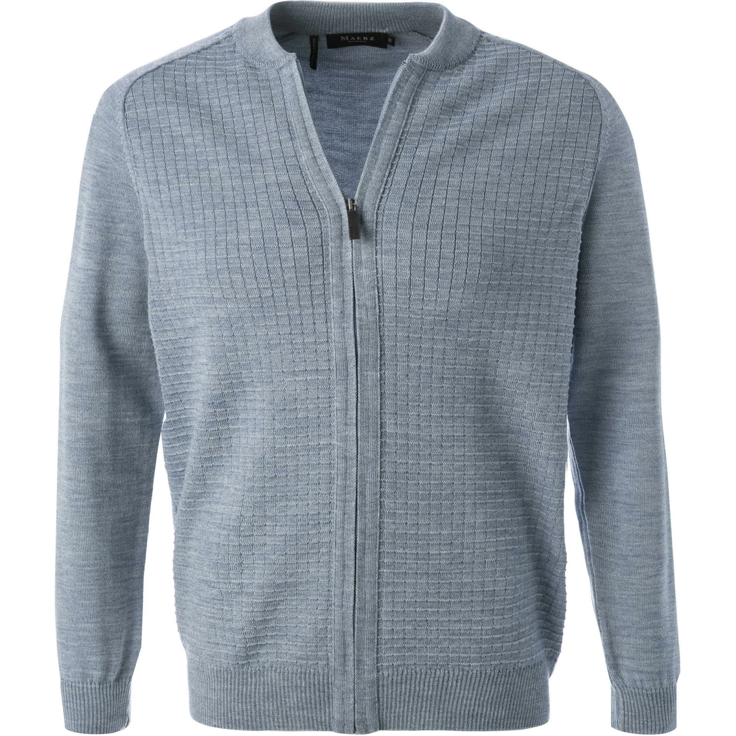 Maerz Strickjacke 582100/306 Cardigan, Merinowolle, Hellblau 3 Maerz Strickjacke 582100/306 Cardigan, Merinowolle, Hellblau