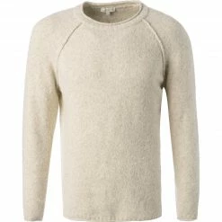 BETTER RICH Pullover M91112200/130 Baumwolle, Sand meliert, Weiß