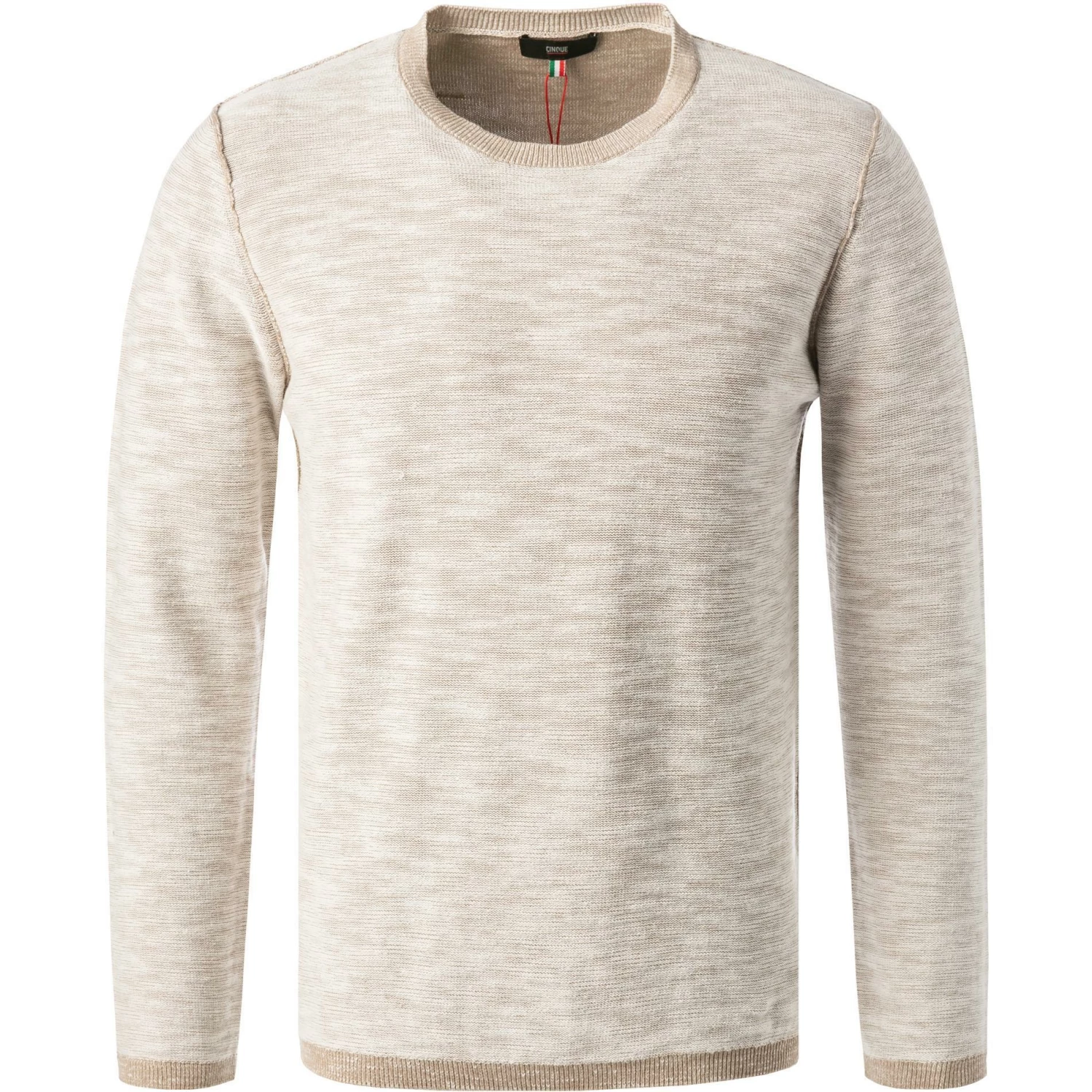 CINQUE Pullover Cidave 6022-8513/20 Baumwolle, Beige meliert, Beige 3 CINQUE Pullover Cidave 6022-8513/20 Baumwolle, Beige meliert, Beige