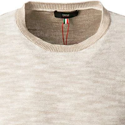 CINQUE Pullover Cidave 6022-8513/20 Baumwolle, Beige meliert, Beige 5 CINQUE Pullover Cidave 6022-8513/20 Baumwolle, Beige meliert, Beige – Bild 3