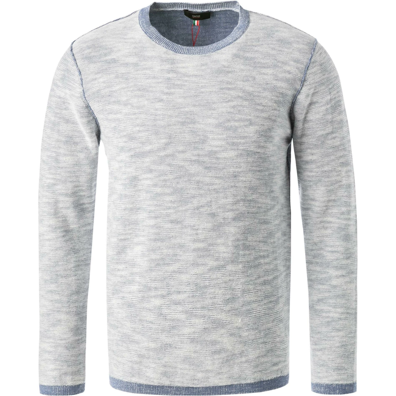 CINQUE Pullover Cidave 6022-8513/64 Baumwolle, Blau meliert, Blau 3 CINQUE Pullover Cidave 6022-8513/64 Baumwolle, Blau meliert, Blau