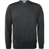 Maerz Rundhals-Pullover 490500/591 Merinowolle, Anthrazit meliert, Anthrazit