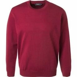 Maerz Rundhals-Pullover 490500/495 Merinowolle, Bordeaux