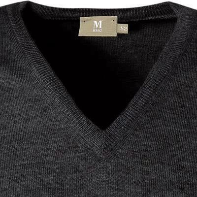 Maerz V-Pullunder 460000/591 Merinowolle, Anthrazit meliert, Anthrazit 4 Maerz V-Pullunder 460000/591 Merinowolle, Anthrazit meliert, Anthrazit – Bild 2