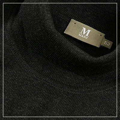 Maerz Rollkragen-Pullover 490600/591 Rollkragenpullover, Merinowolle, Anthrazit meliert, Anthrazit 3 Maerz Rollkragen-Pullover 490600/591 Rollkragenpullover, Merinowolle, Anthrazit meliert, Anthrazit