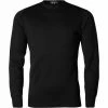 John Smedley RH-Pullover Hatfield/black Easy Fit, Baumwolle, Schwarz